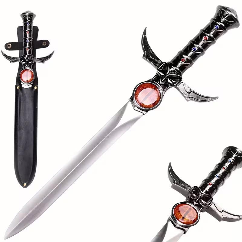 Thundercat Inspired Sword of Omens Replica Premium Collector Display Fantasy Cosplay Prop for Gift Home Decor with Red Eye Design
