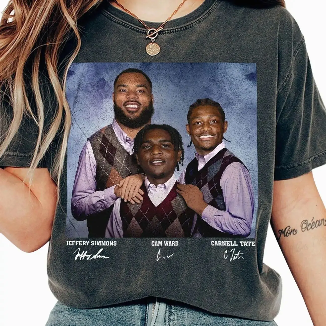 Cam Ward Carnell Tate Jeffery Simmons Football Shirt, Tennessee Step Bros Funny Football Shirt, Gift For He