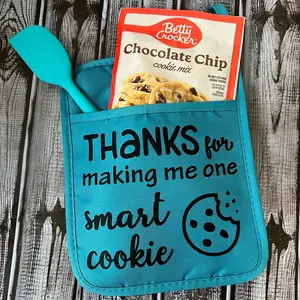 Thanks for making one smart cookie oven mitt with spatula