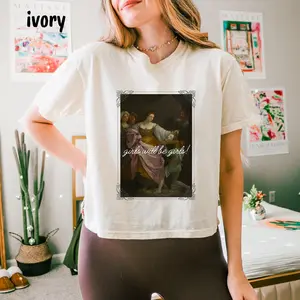 Girls Will Be Girls Crop Tee Salome Boxy Tee Unhinged Feminist Shirt Feral Feminist Equal Rights Womens Rage Boxy Crop Girl Power