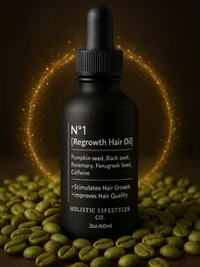 Regrowth Hair Oil Caffeine Infused