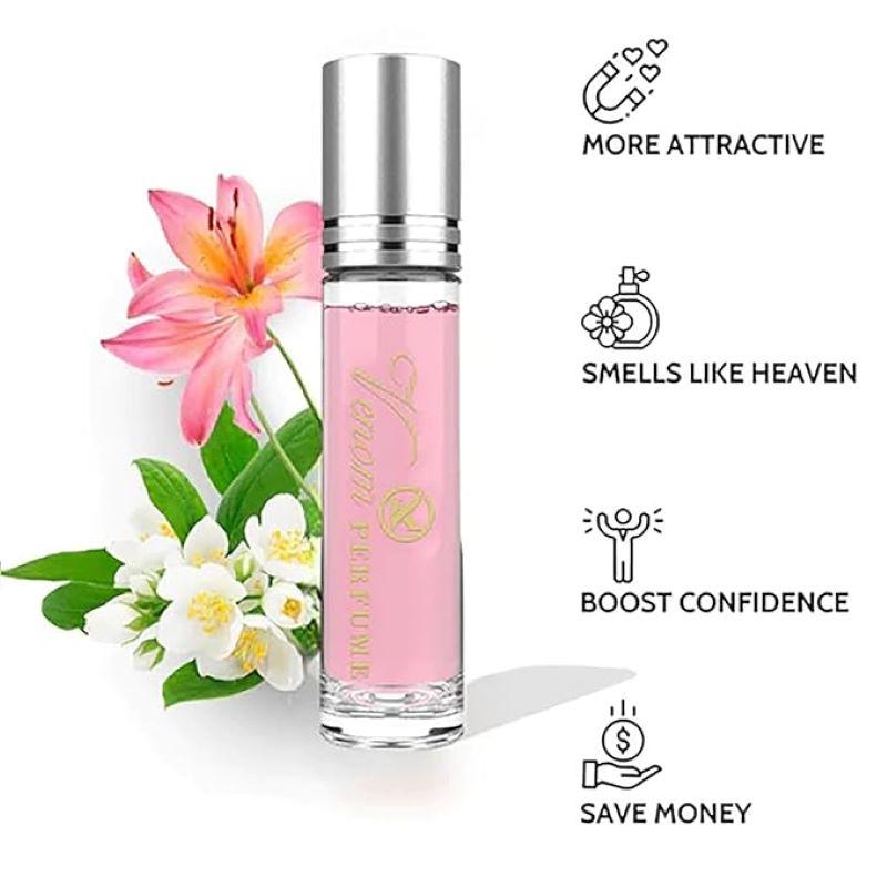 2 Bottles Venom Pheromone Perfume for Her,0.34oz Lightweight Long-Lasting Roll-on Infused Essential Oil Cologne Perfume for Women,Luxurious Alluring Aroma Attractive Confidence Seductive
