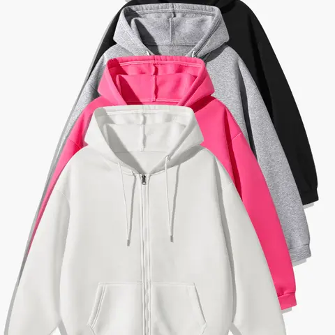 Men’s hoodie sweatshirt, 2026 new autumn/winter long-sleeve knitted design, loose and comfortable, simple and versatile