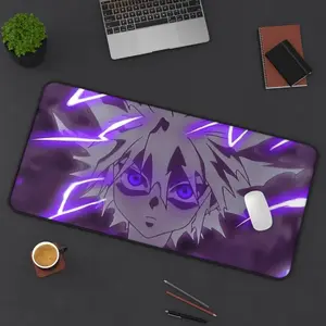 Killua Hunter X Hunter Anime Desk Mat - Vibrant Gamer Room Decor, Desk Accessories for Students, Gift for Anime Lovers