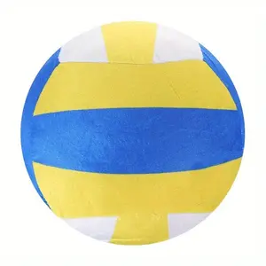 Volleyball Pillow Sports Pillows Volleyball Plush Pillow Sport Theme Fluffy Stuffed Throw Pillow Volleyball Room Decor Gift for Bedroom Decoration Supplies Home Decorative Cushion