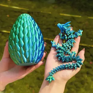 3D Crystal Dragon and Unicorn Egg Design Decoration Set ， Easter Gifts and Room Decor - Ornaments Figurine mannequin head party decoration room ornament cute animal design figurine novelty gift unique home decor gift