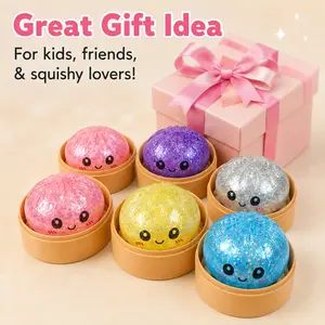 Big Bao Bun Squishy Blind Box – Surprise Mystery Fidget Toy, Soft TPR Squeeze Toy, Random Style Collectible, Fun Gift for Valentine's Day, Easter & Special Occasions