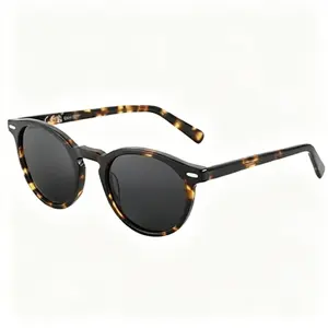 ZENOTTIC Polarized Sunglasses Mens Womens : Round Retro Small Sunglasses - Unisex Trendy Shades UV400 Protection