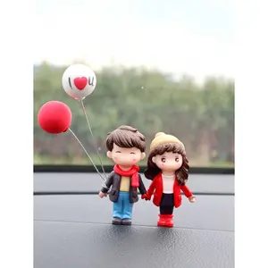 2pcs/set Balloon Couple Car Decoration Ornaments