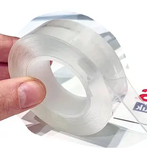 High-Strength Nano Gel Tape: Ideal for Walls, Carpets, and Mats Invisible Adhesive Self Adhesive