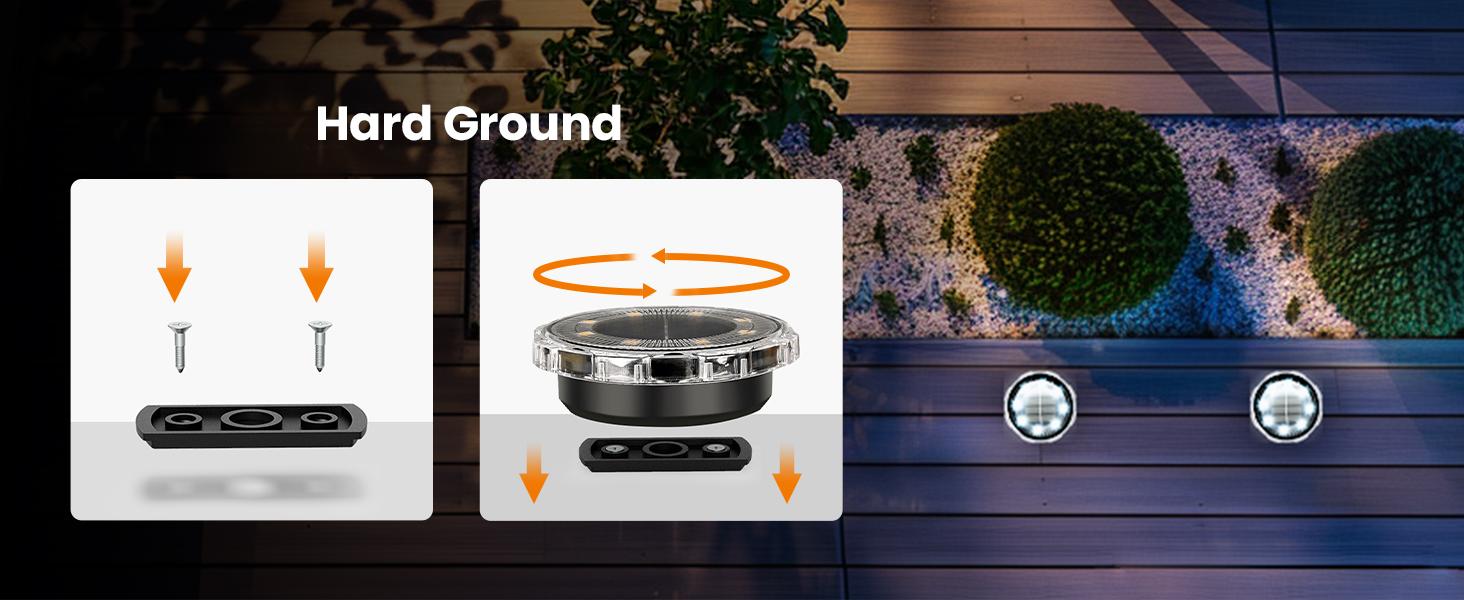 SOLPEX Solar Ground Lights, Solar Pathway Lights Outdoor Waterproof, Landscape Lighting for Garden, Walkway, Driveway, Yard, Deck, Patio, Swimming Pool