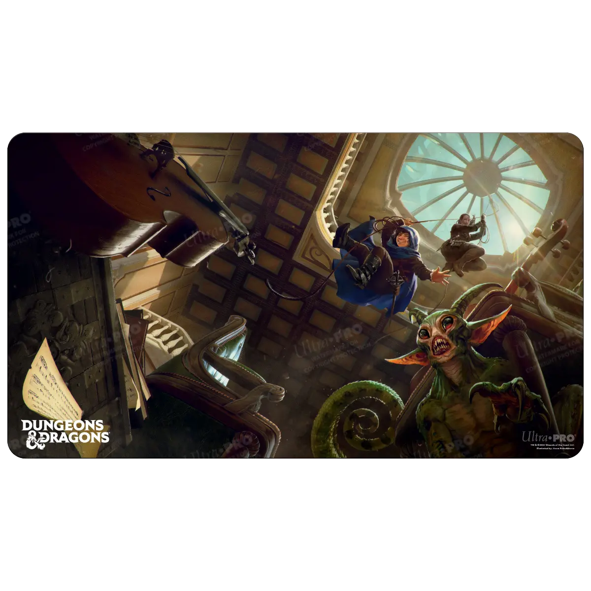 Cover Series Keys From The Golden Vault Standard Gaming Playmat for Dungeons & Dragons