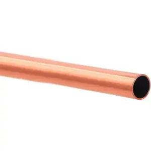 1-1/2"(38mm) OD 99.9% Copper Tube 1mm Wall x 300mm Length x 1 count, Pure Copper Tubing 110 Copper Seamless Round Tubing for Refrigerator, Jewellery and Industry