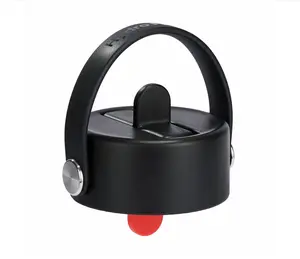 Wide Mouth Flex Straw Cap Color Black