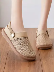 Women's Breathable Cotton Linen Slip-On Casual Shoes, Multi-Functional Literary Outdoor Sandals, Comfortable Soft Sole Mom Shoes, Casual Summer Shoes