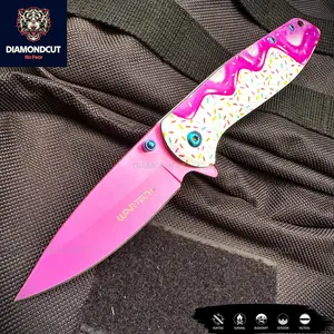 7.5” Outdoors Hunting Tactical EDC Everyday Pocket Knife, Camping Gear Folding Knife, Survival Tool Accessories, Style And Functionality For Holiday Day Gift, Birthday Gift, Christmas Gift