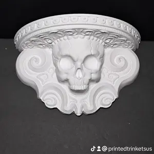 Cranio Mini Shelf with 3D Print Design for Wall Display Decoration