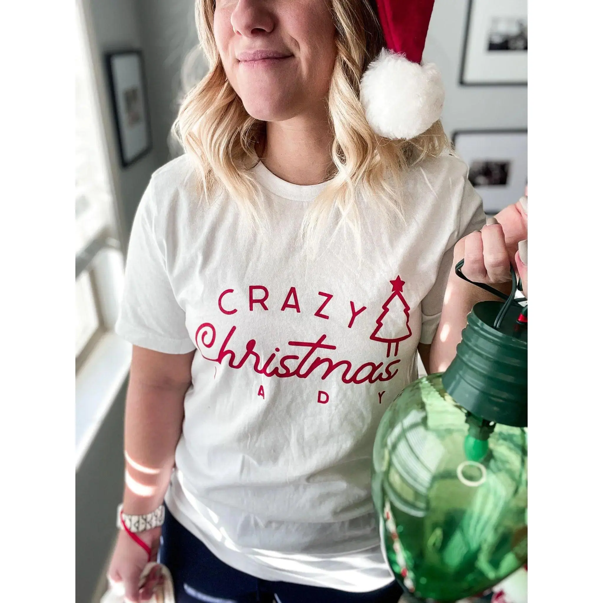Crazy Christmas Lady T-Shirt