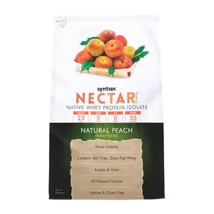 Syntrax Nutrition Nectar Naturals All Natural Whey Protein Isolate, Natural Peach, 2 lbs