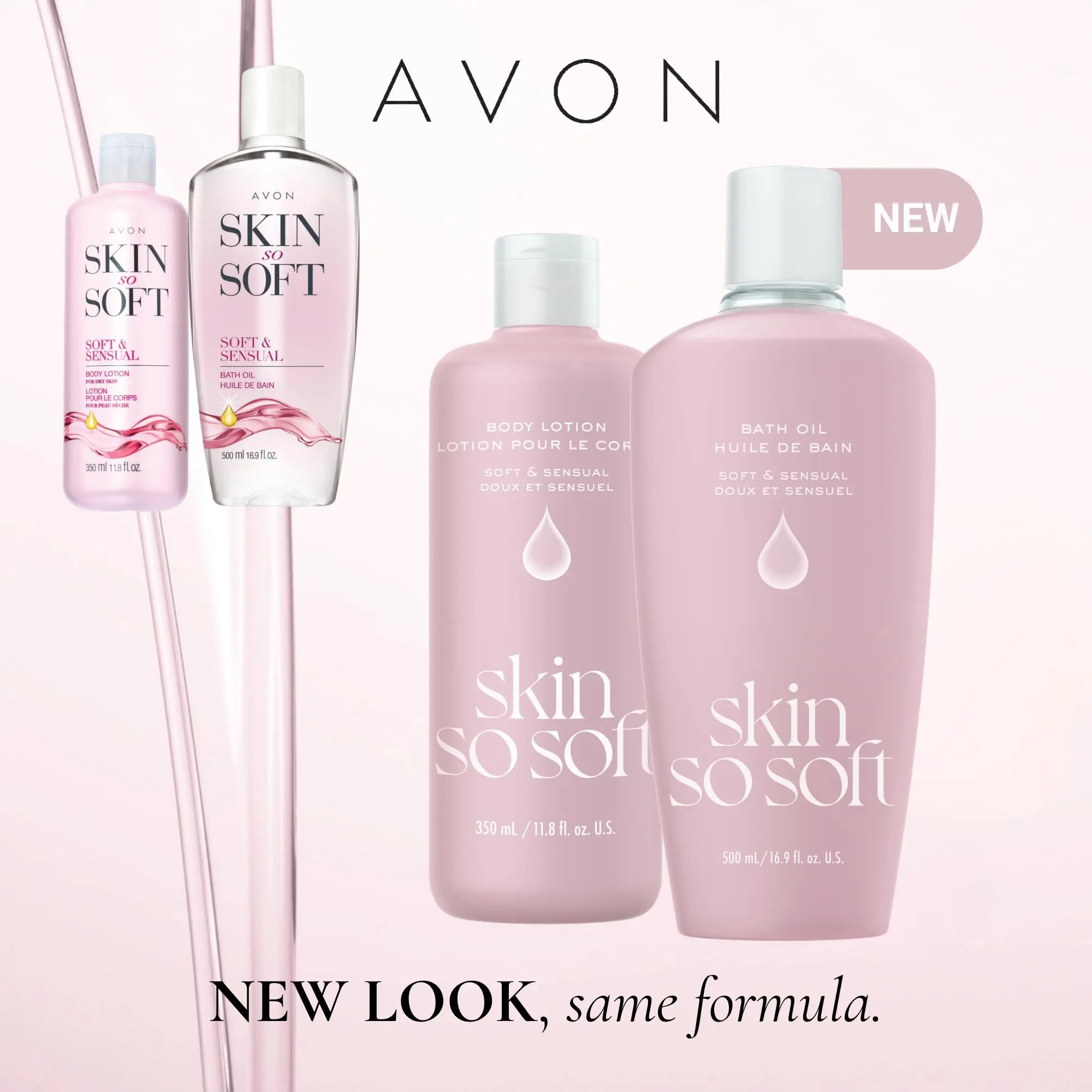 The Silky Skin Set (Skin So Soft Soft & Sensual Bath Oil + Body Lotion) The Silky Skin Set (Skin So Soft Soft & Sensual Bath Oil + Body Lotion)