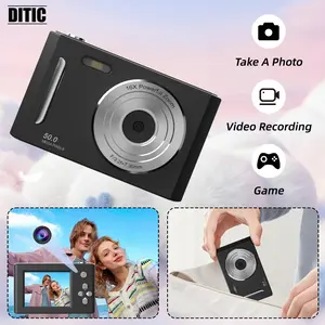 2.4 Inch Screen Digital Camera, Anti-Shake Digital Camcorder, 32GB SD Card, Music Player, Perfect Birthday Gift, Includes Puzzle Games