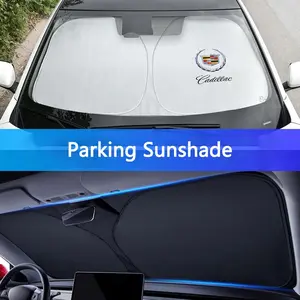 Folding Car Windshield Sun Shade Cover, UV Protection Visor for Cadillac Escalade Gt4 Xt4 Ats Xt5 Cts Xts Rs, 1pc Accessory