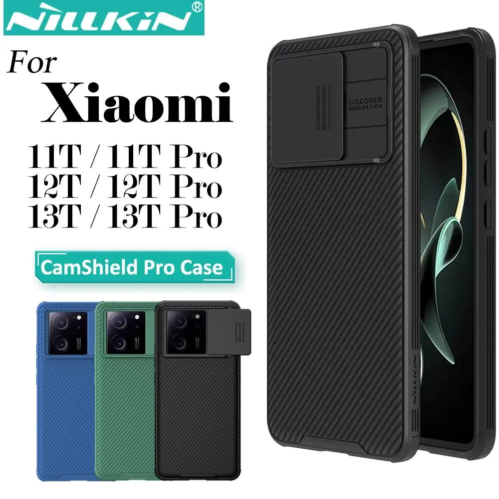 Nillkin for Xiaomi 13T Pro Mi 12T Pro Mi 11T Pro Case CamShield Pro Slide Camera Privacy Protection Back Cover