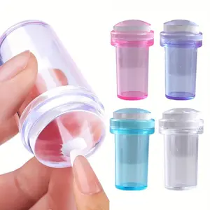 1pc No Fragrance Nail Art Accessories Kit - Colorful Nail Stamp and Sticker Set - Randomly Sent Nail Scraper Style