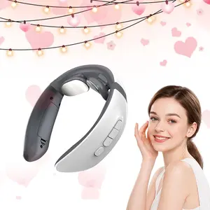 High quality electric neck massager with heating therapy, Neck Relaxer, used for cervical spine relief and pulse massage, suitable for holiday gift giving