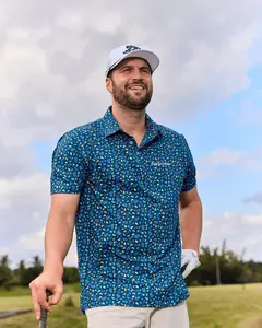 Golf polo shirt 3D The Players x Breezy One Splash Please Polo