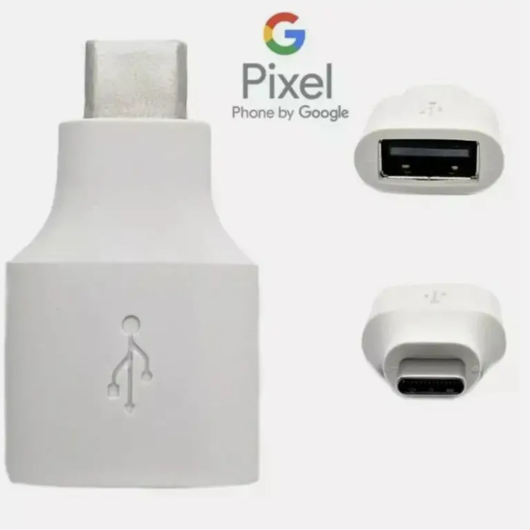 Google Pixel 2 3 X XL & 100s of Phones Type-C to USB Adapter for Charging Data Transfer Compatible with Google Pixel Series