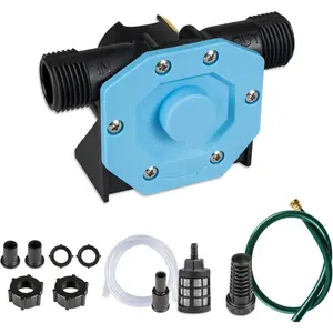 KITLUCK Hand Drill Pump, 750GPH Drill Powered Water Transfer Pump with Water Hose, Oil Tube and Adapter, Manual Water Pump for Drill, Small Self-Priming Electric Drill Pump for Water, Diesel