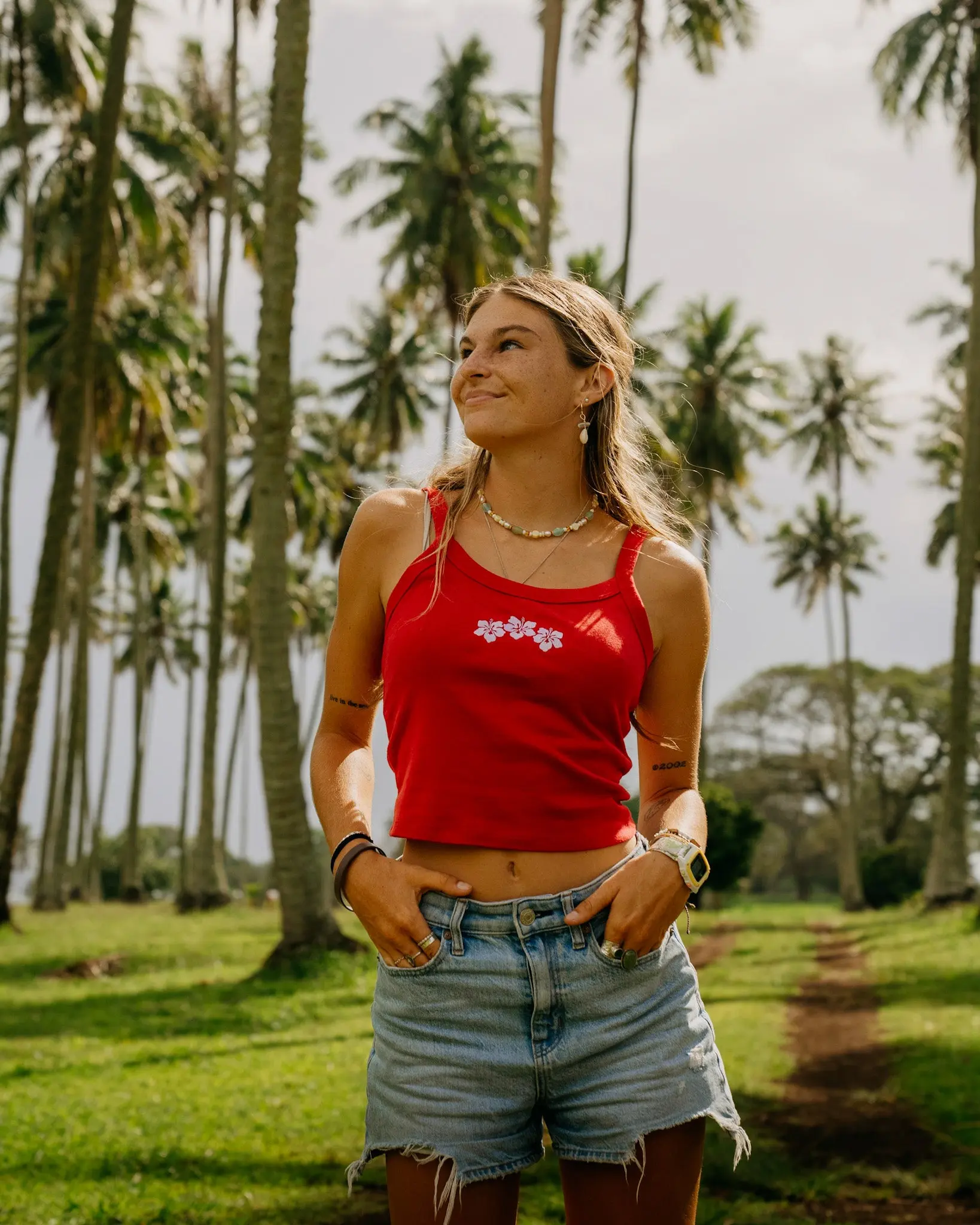 Hibiscus Tank Top