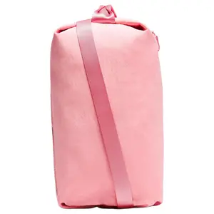 Lululemon Fast Track 10L Backpack – Unisex Nylon Travel Bag with Logo Zip Closure – Pink