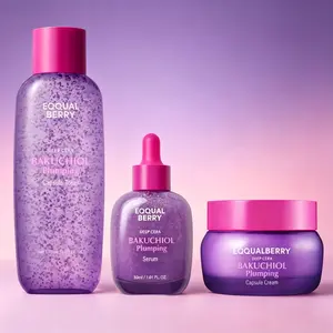 EQQUALBERRY NAD+ Firming Skincare Set – 3-Step Toner, Serum & Cream with Peptides | Lifts & Smooths Skin | Ceramide Barrier Repair & Hydration