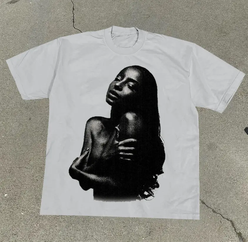 Sade Adu Print Short Sleeve T-Shirt: Soulful Tribute to a Timeless Icon vintage  graphic campingessentials