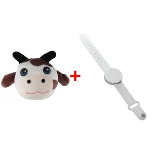 MagniPals Dottie the Cow Magnetic Plush Toy with White Magnetic Wristband Starter Kit - Customizable, Wearable 2.5” Collectible for Kids and Plush Collectors, Ultimate Plush - Fidget Toy Combo