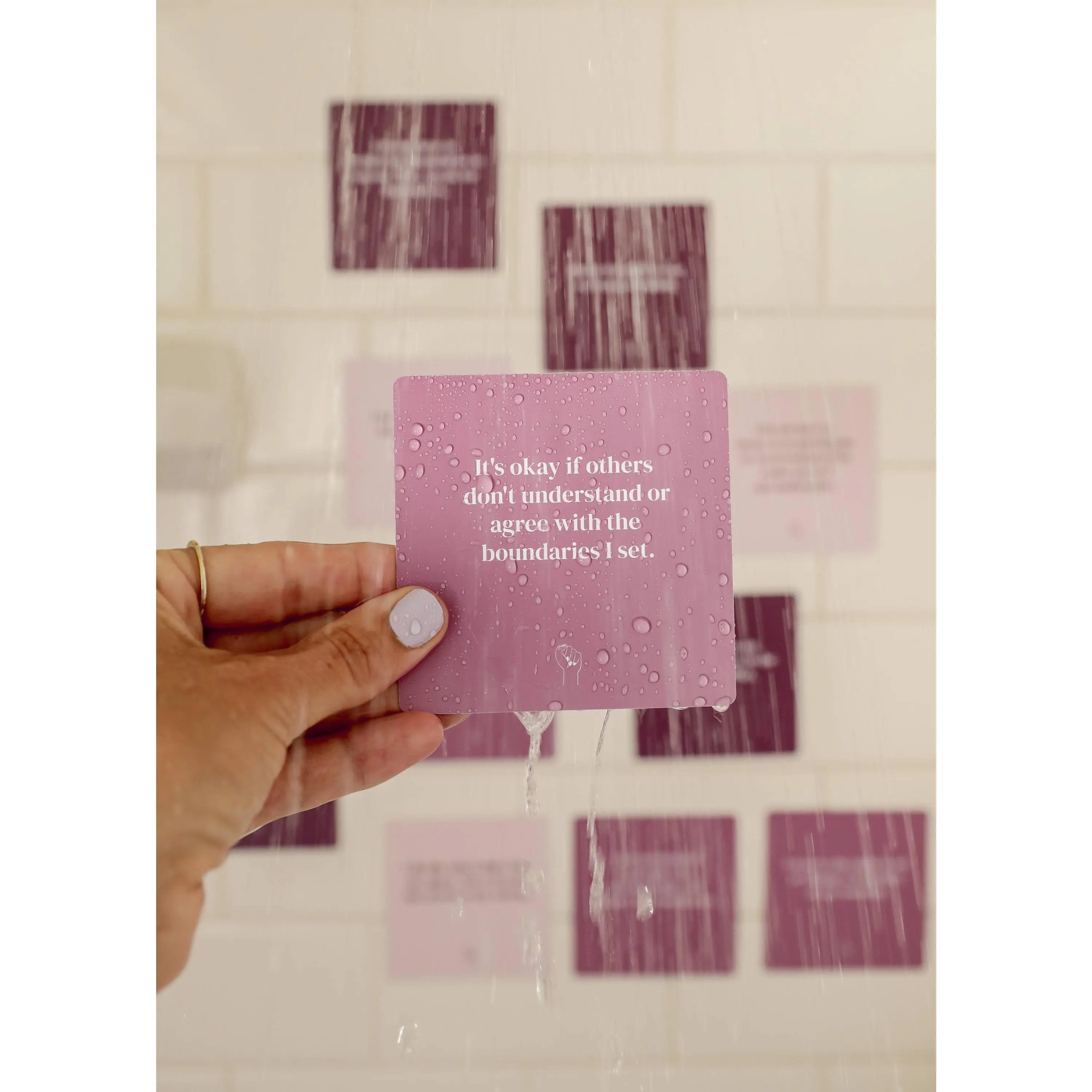Shower Affirmation™  Cards - Boundaries