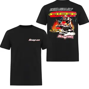 Snap-On Snowmobile Racing T-Shirt, Vintage Mechanic Graphic Tee, Gift For Him