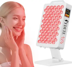 PEDETE Red Near Infrared Therapy Device , 5 Wavelengths (630/660/810/850/940nm), Adjustable Modes/Timer/Brightness/Frequency, Suitable for Post-Surgery Recovery, Fitness Therapy, Skincare, Sleep Improvement, and Promoting Blood Circulation tiktok
