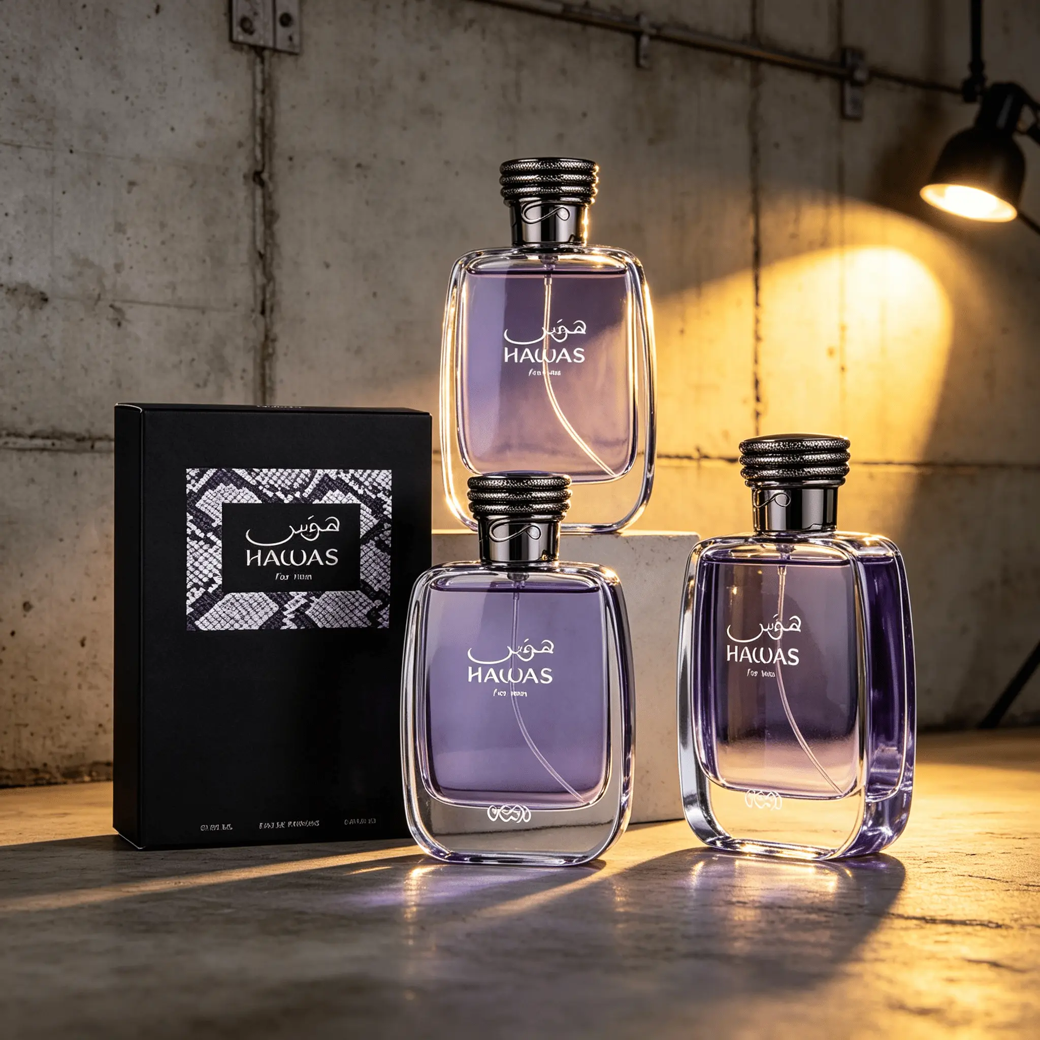 Luxury Middle Eastern Men’s Eau de Parfum, Clean Seductive Aquatic Oriental Fragrance, Mild Intense Scent for Night Out & Special Events