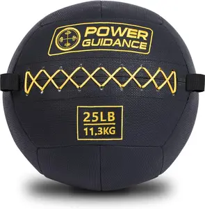 Textured Wall Ball, Slam Ball, Medicine Ball For Strength & Basics Exercises and Core Strength Training, Variety Weight Balls Perfect Matched Home Gym Exercises (25 Lb)