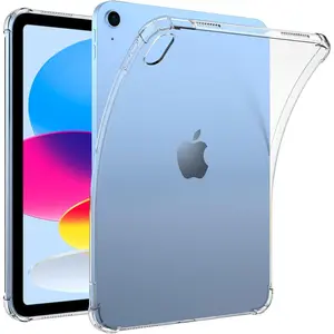 Clear Case for iPad A16 11th Generation 2025 11-Inch Transparent Anti Drop TPU Protective Case A2696 A2777 A2757 A3355 A3356
