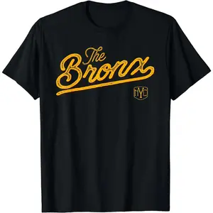 Vintage The Bronx NY Designer Mens Womens T-Shirt, Short Sleeve Tee, Full Size