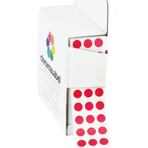 1/4 Inch Round Colored Stickers, Sticky Dots for Color Coding, Ideal for Arts and Crafts-1000 Colored Sticker Dots in Dispenser Box