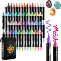 60 Pens (45 Regular, 9 Metallic & 6 Neon Colors)