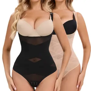 Women's Tummy Control Body Shaper Open Bust Thong Shapewear Bodysuit Faja  Waist Trainer Butt Lift Body Shaper Bodysuit, Ladies Shapewar For All Seasons