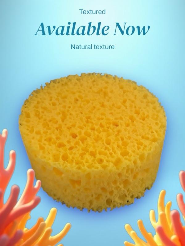 Natural Textured Sponge L- Multiuse for ASMR and DIY Projects
