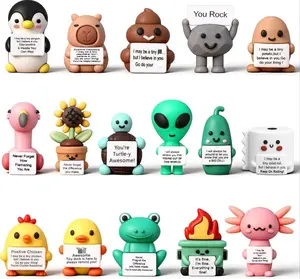 You Rock Mini Figurine Back to School Gift Tiny Stone Statue Motivational Desktop Decor 3D Ornament Emotional Support Employee Appreciation Positive Gifts for Office Workers Colleagues Friends Students Birthday Party Favors Perfect for Independence Day