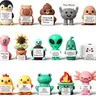 Gejoy You Rock Mini Figure Set Positive Gifts Tiny Stone Statue Motivational Desktop Decor 3D Ornament Spread Love Emotional Support Employee Appreciation for Office Workers Colleagues Friends Students Birthday Party Favors Perfect for Labor Day Gift